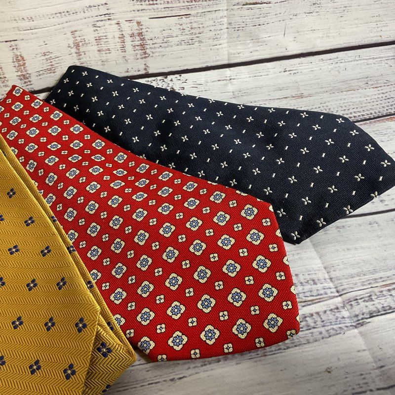 Set of 4 BROOKS BROTHERS Men's Ties