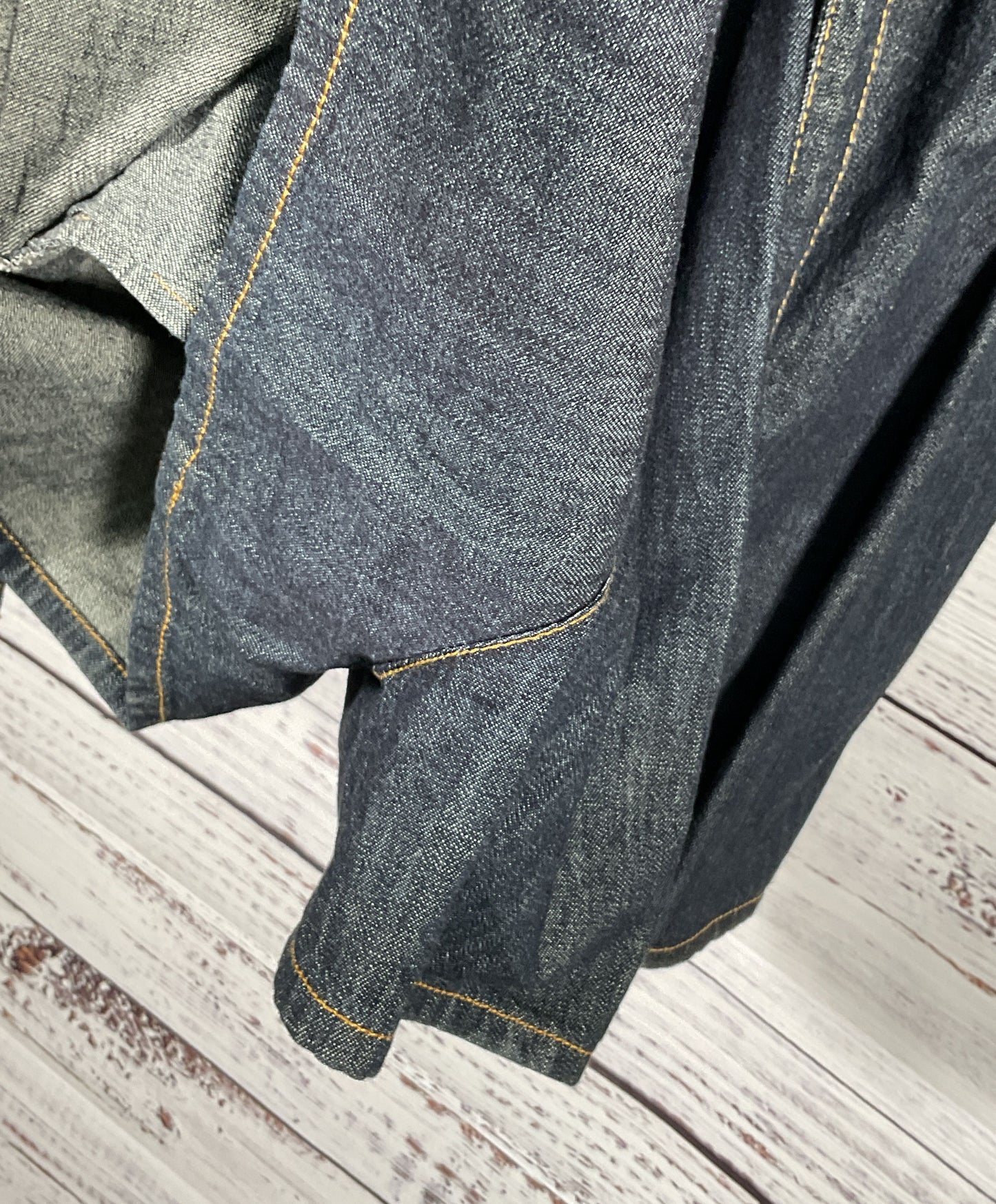 Valentino Denim Long Sleeved Romper Blue 40 Euro 8 US