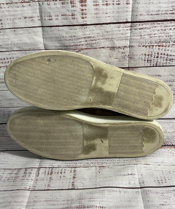 Woman by Common Projects Taupe Suede Ankle Zip High Top Sneaker Size 46 EU 13 US