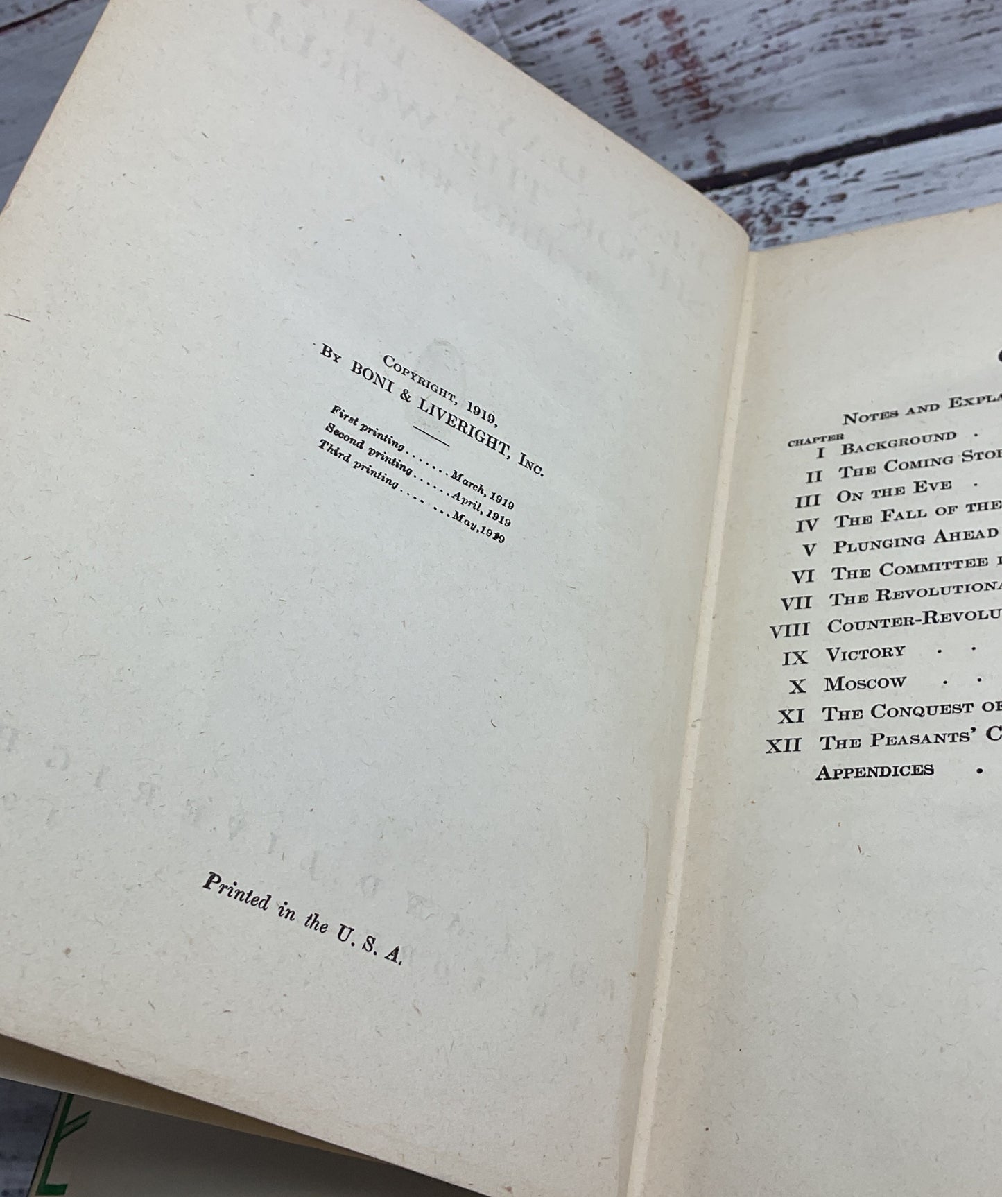 Ten Days That Shook The World Third Printing By John Reed Hardcover Book
