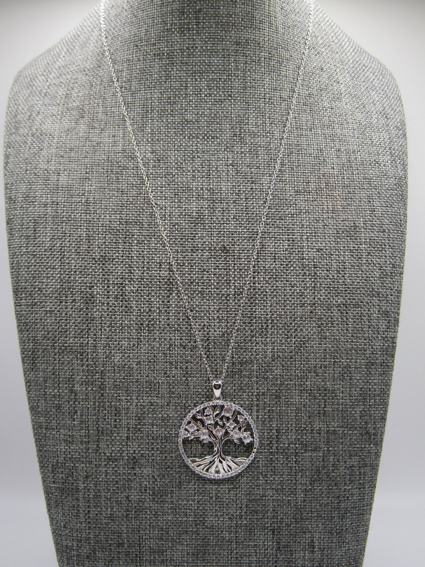 Sterling Silver Tree of Life Pendant Necklace