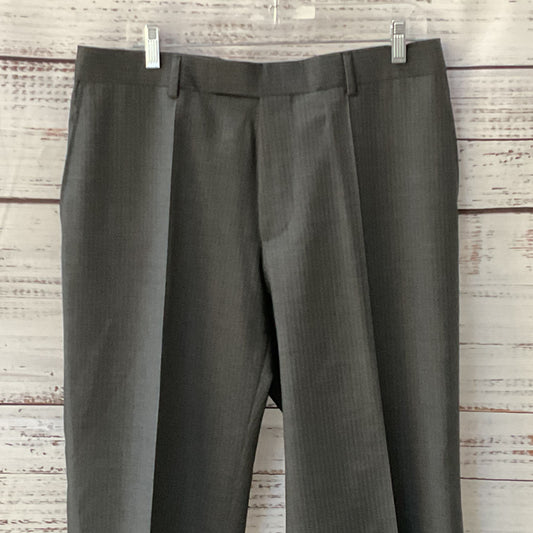 NWT HUGO BOSS James Brown Men's Gray Dress Pants- SZ 34R/31 Inseam