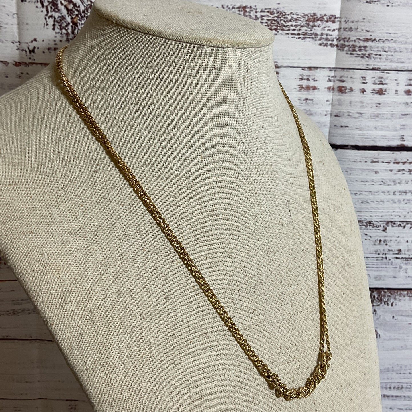 EMANUELE BICOCCHI Gold Plated Over Sterling Double Strand Rope Necklace- 16.71g