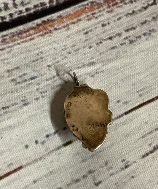 MAKI Sterling Silver Vintage Southwestern Pendant