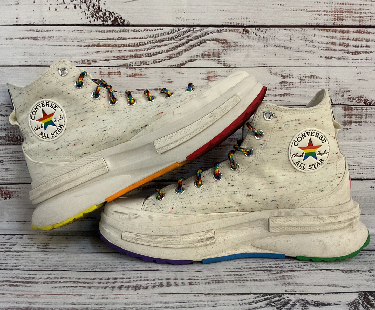 Converse Chuck Taylor Run Star Legacy CX Pride Men's High Top Sneakers A06027C