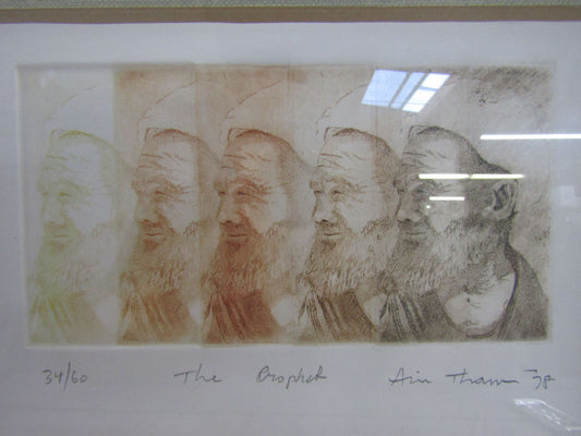 The Prophet by Ain Tham Artist Signed Limited Edition Lithograph