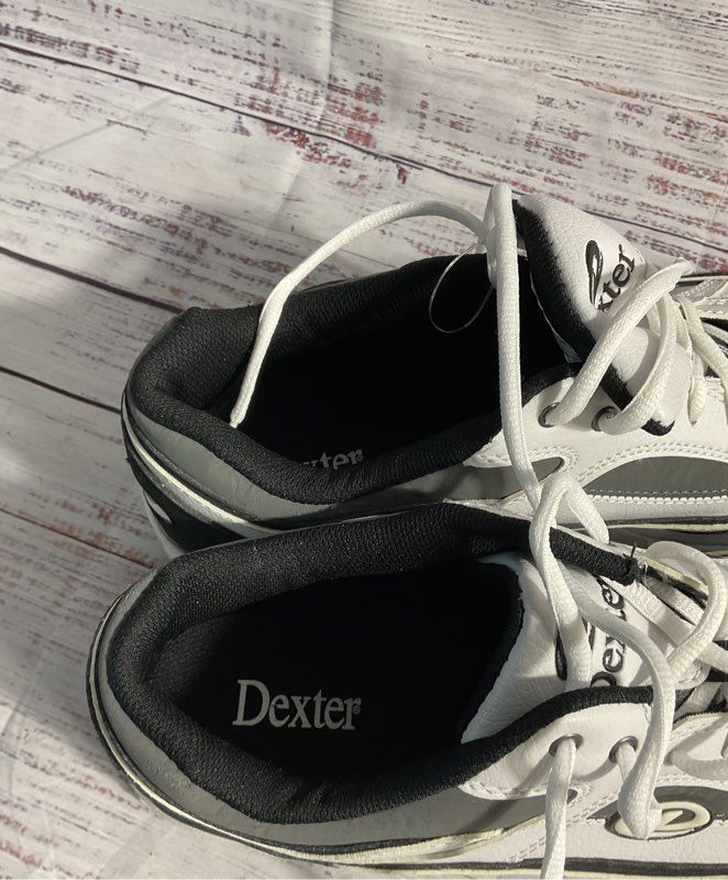 Dexter Jason III Black & White Bowling Shoes Size 10 M Men's Model B2008-15