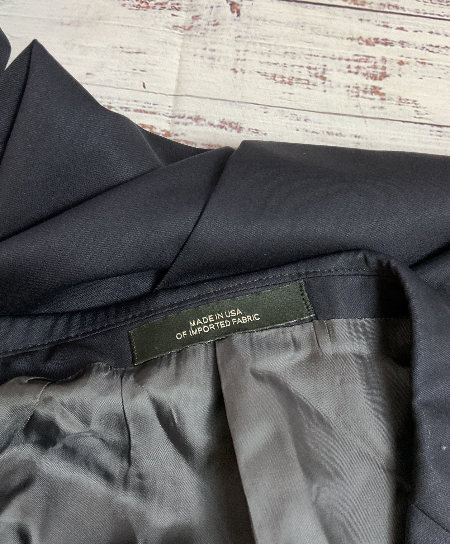 Ermenegildo Zenga Navy Blue Sports Coat - Size 42 Regular