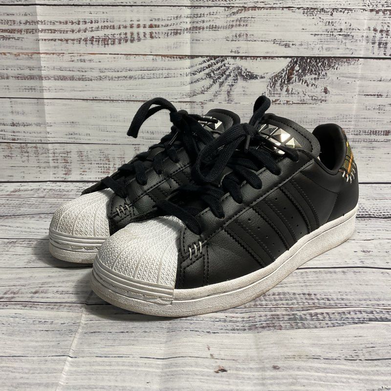 Adidas Punk Superstar Black Studded Alternative Sneaker Size 5W