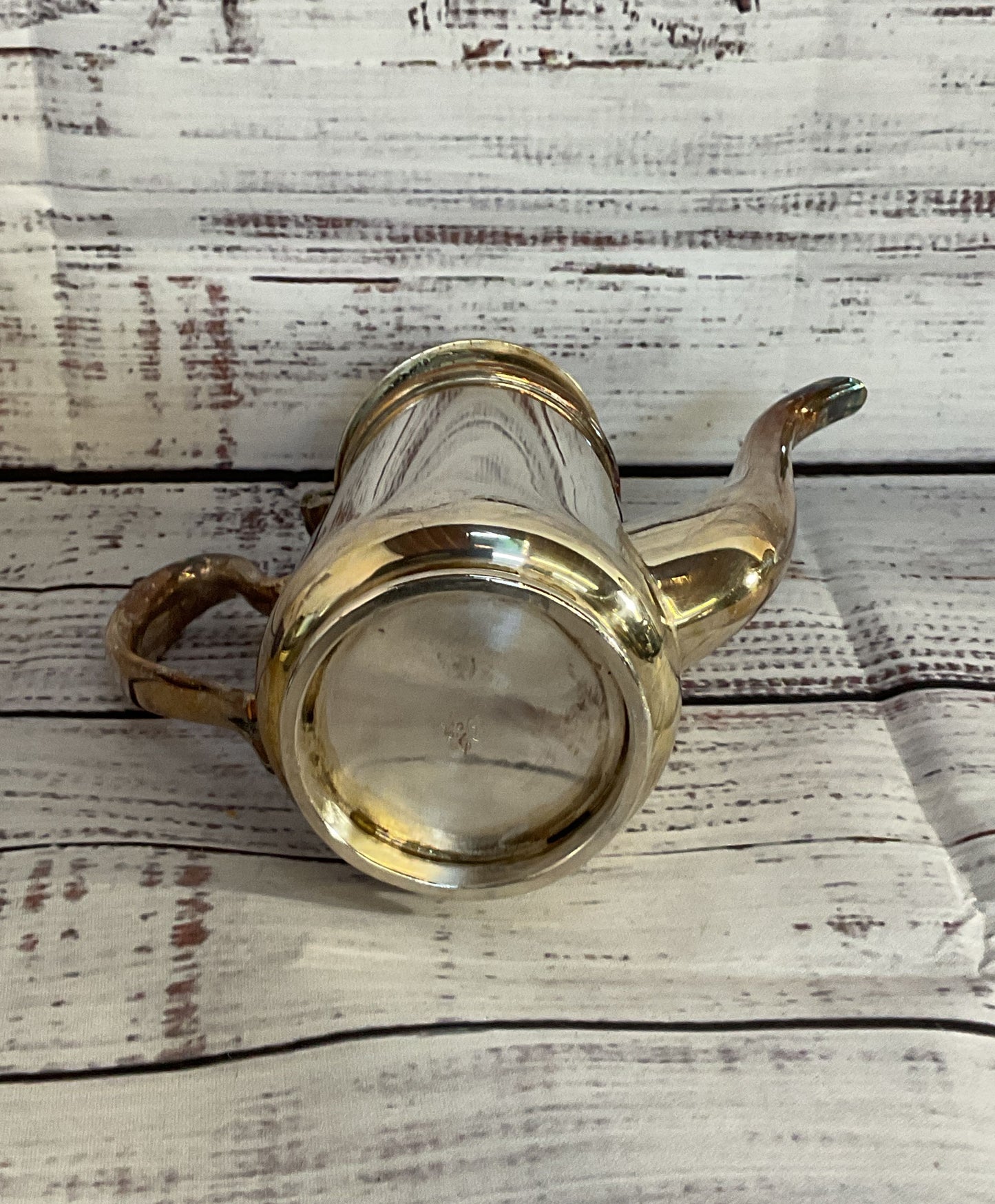 DJ Vintage Electro Plated Nickel Silver Small Teapot Silver