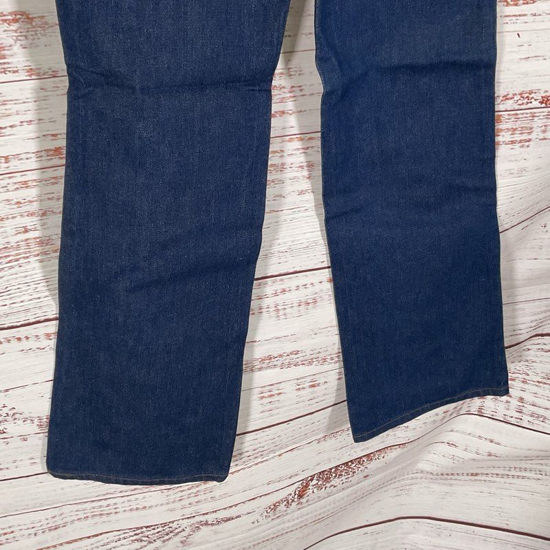 Vintage 80s Deadstock Wrangler Slim Fit Middleweight 14.75 oz Boot Jeans 27x31