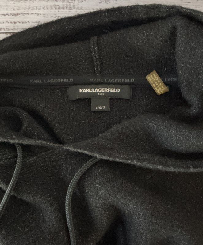 Men's Karl Lagerfeld Black Hoodie Size L