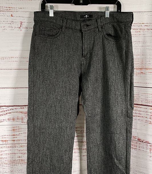 7 For All Mankind Slimmy Knit Pants Gray 34