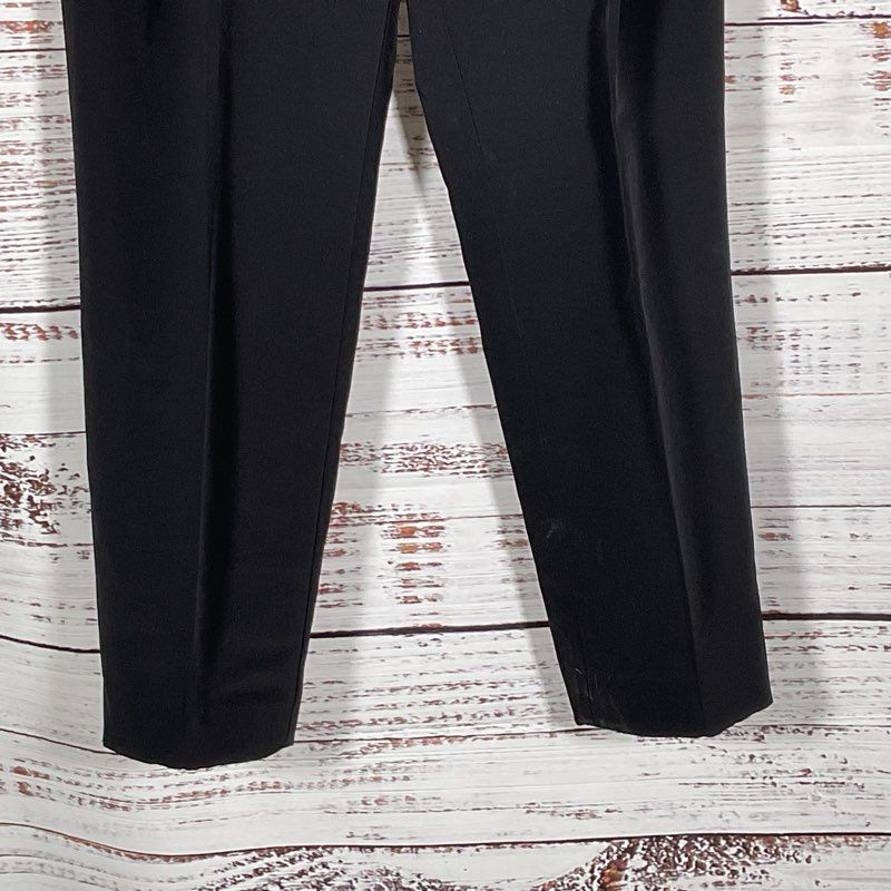 JIL SANDER Women's Black Silk Blend Dress Pants- SZ 40