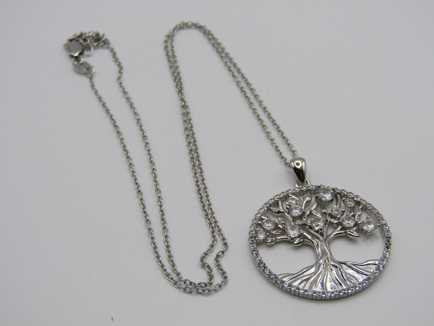 Sterling Silver Tree of Life Pendant Necklace