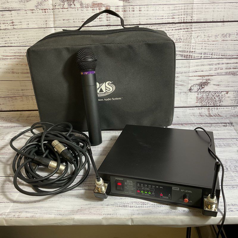 AUDIO TECHNICA ATW-R14 UHF DR-R4 Diversity Receiver with DR-T600 Microphone