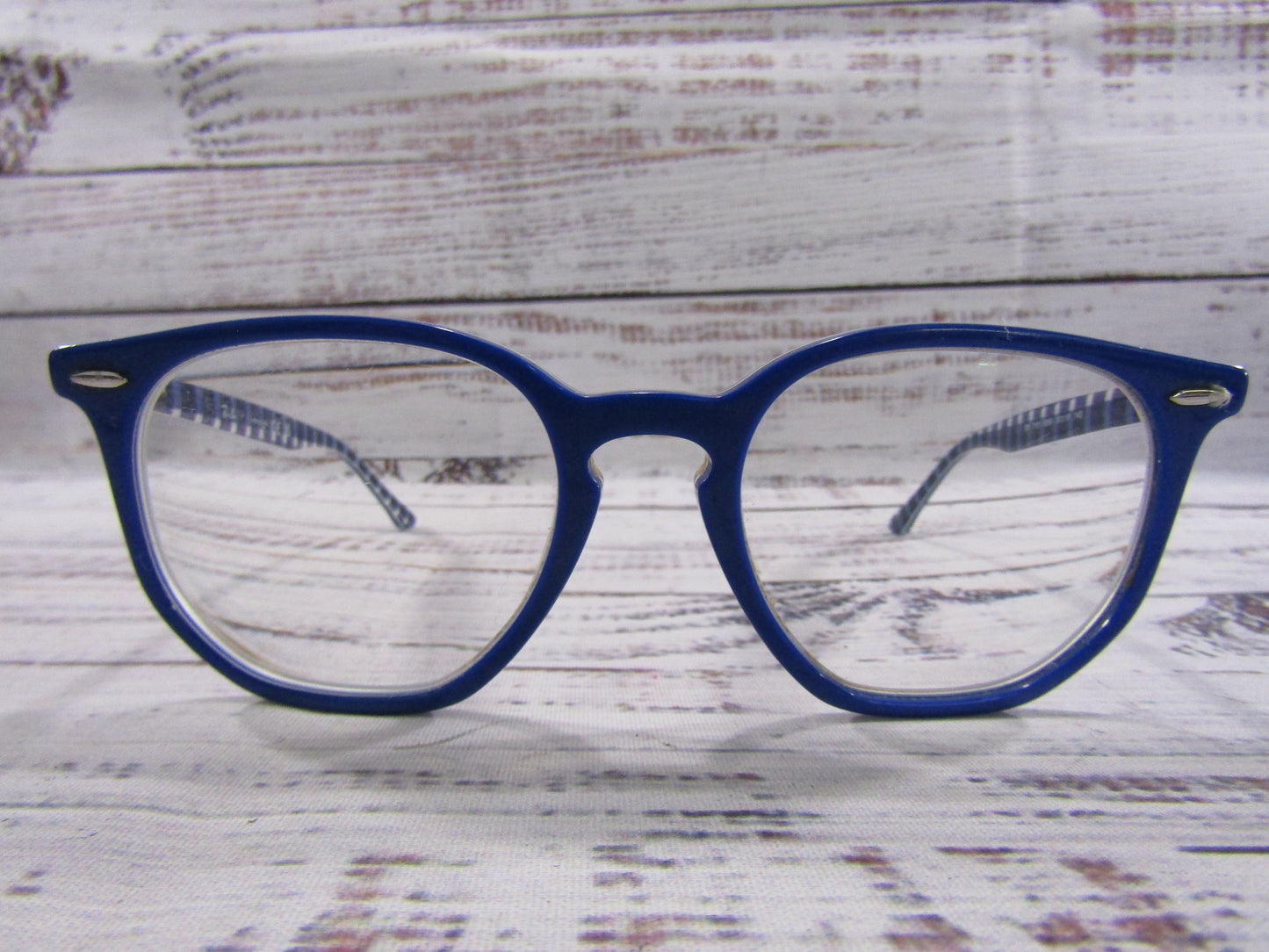 Ray-Ban RB7151 Blue Hexagonal Eyeglasses Frame