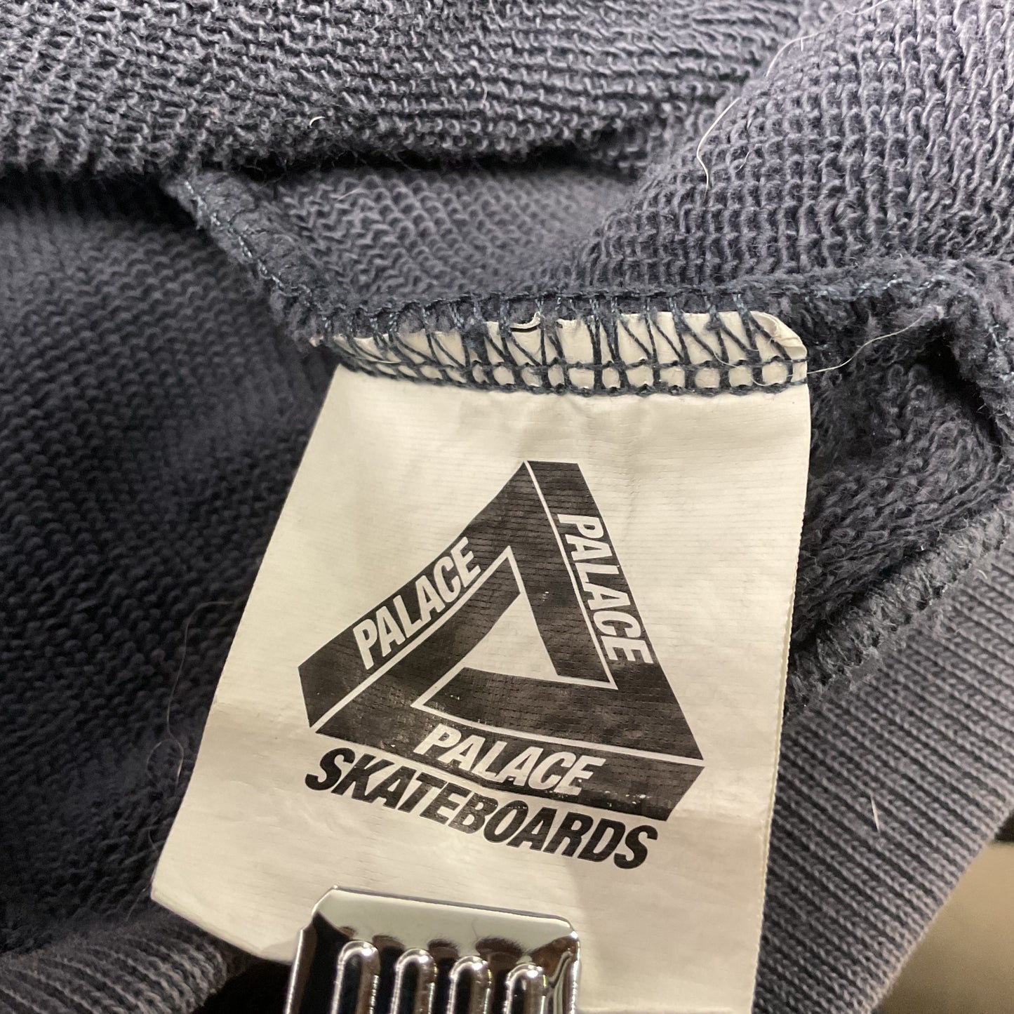 Palace Skateboards Pigment Wash Blue Grey Hoodie Jacket Size M
