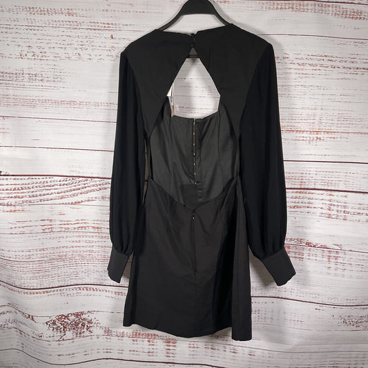 Tiger Mist Cheri Black Front Closure Mini Dress - Size M New W/ Tags