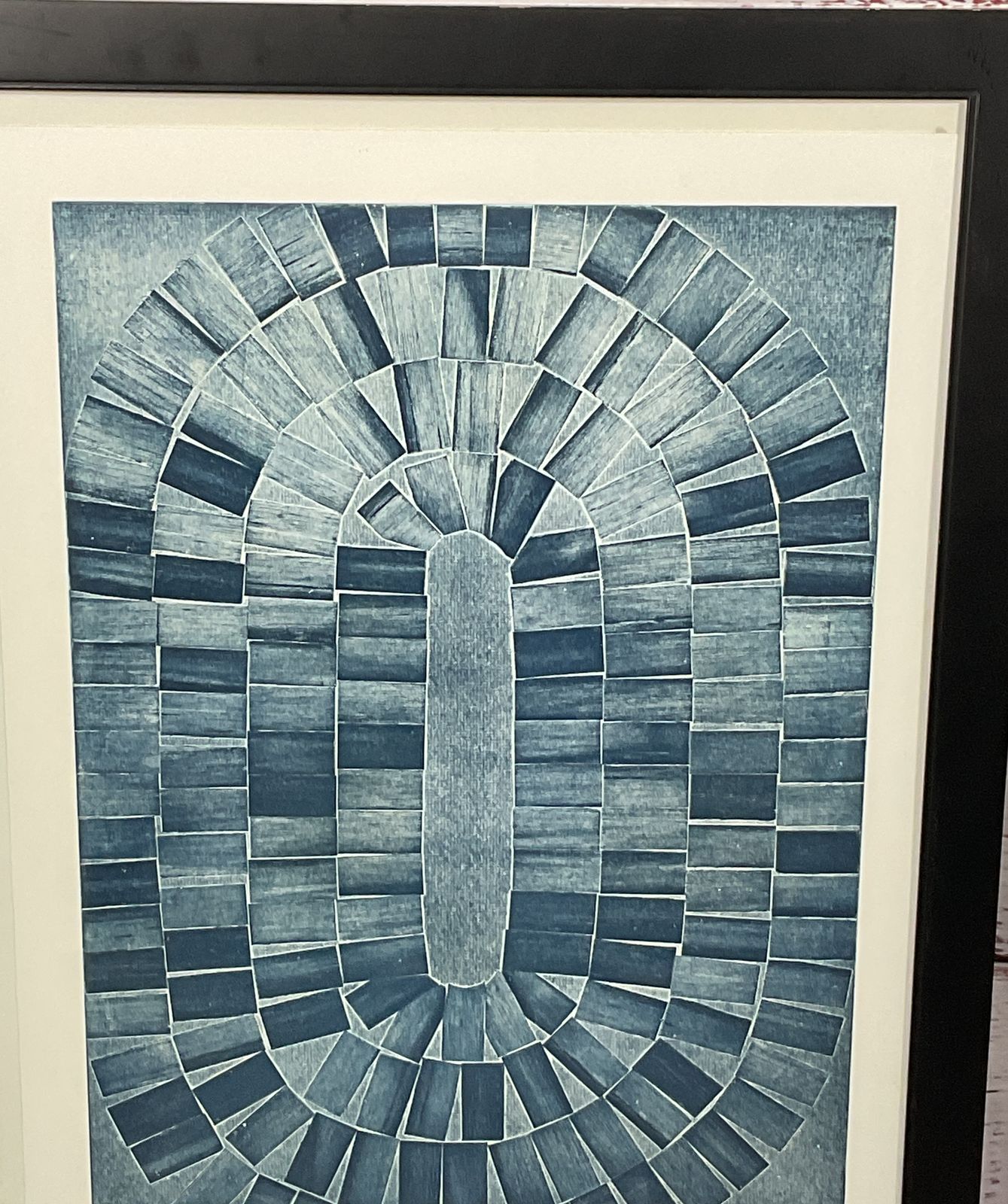 Pond by Wendover Art Group Blue Variant Signed Framed Art Print