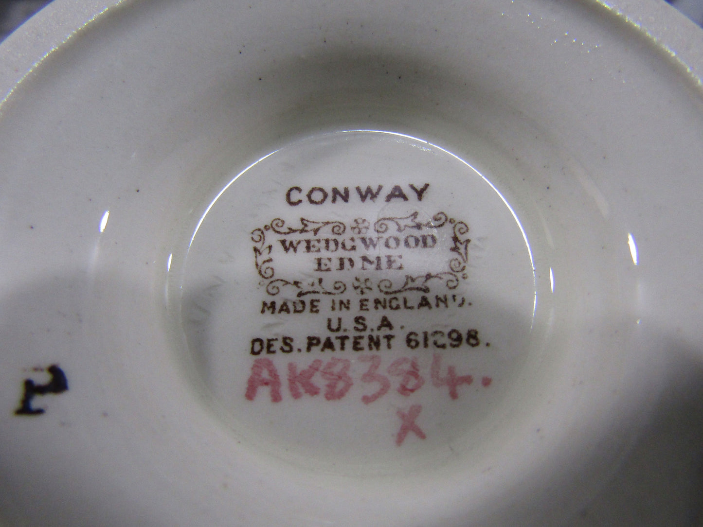Wedgwood Conway Floral Cream Soup Bowl Made in England Set of 10