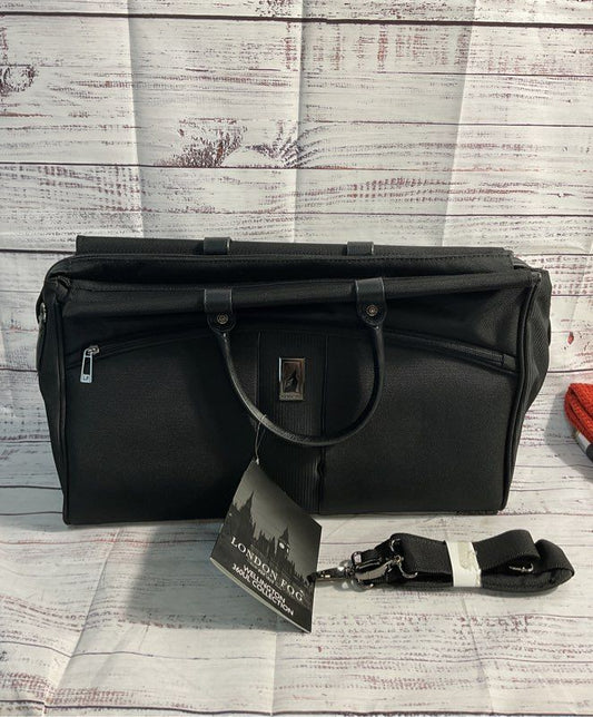 New London Fog Wellington 360UL Collection Black Carry-on Bag 19"