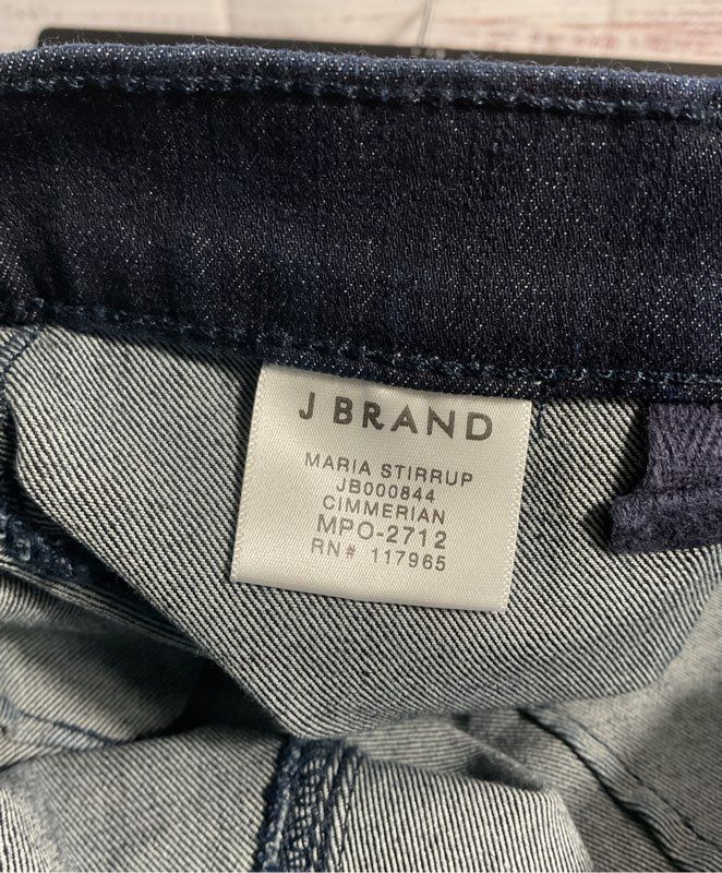 NWT J Brand Maria Medium Wash Stirrup Jeans Size 24 Women's