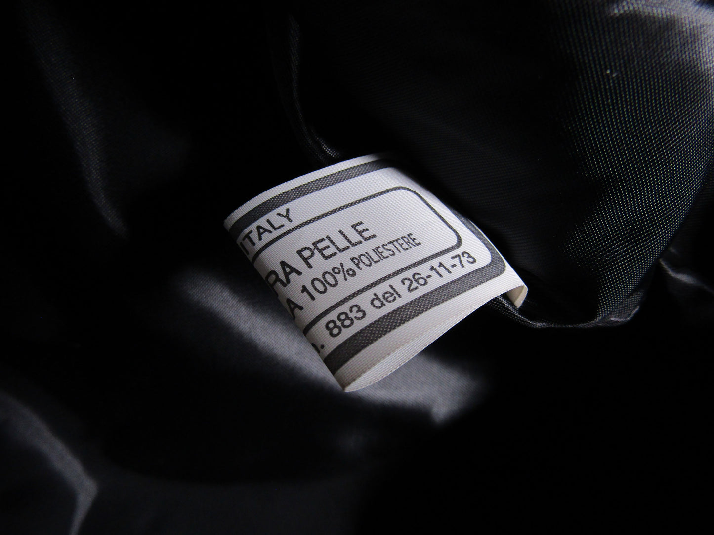 Massimo Women's Black Leather Moto Jacket Size 48 Made in Italy