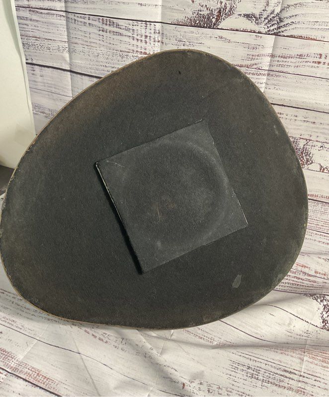 Vintage Stoneware Art Sculpture Abstract Rock Formation on Rotating Base