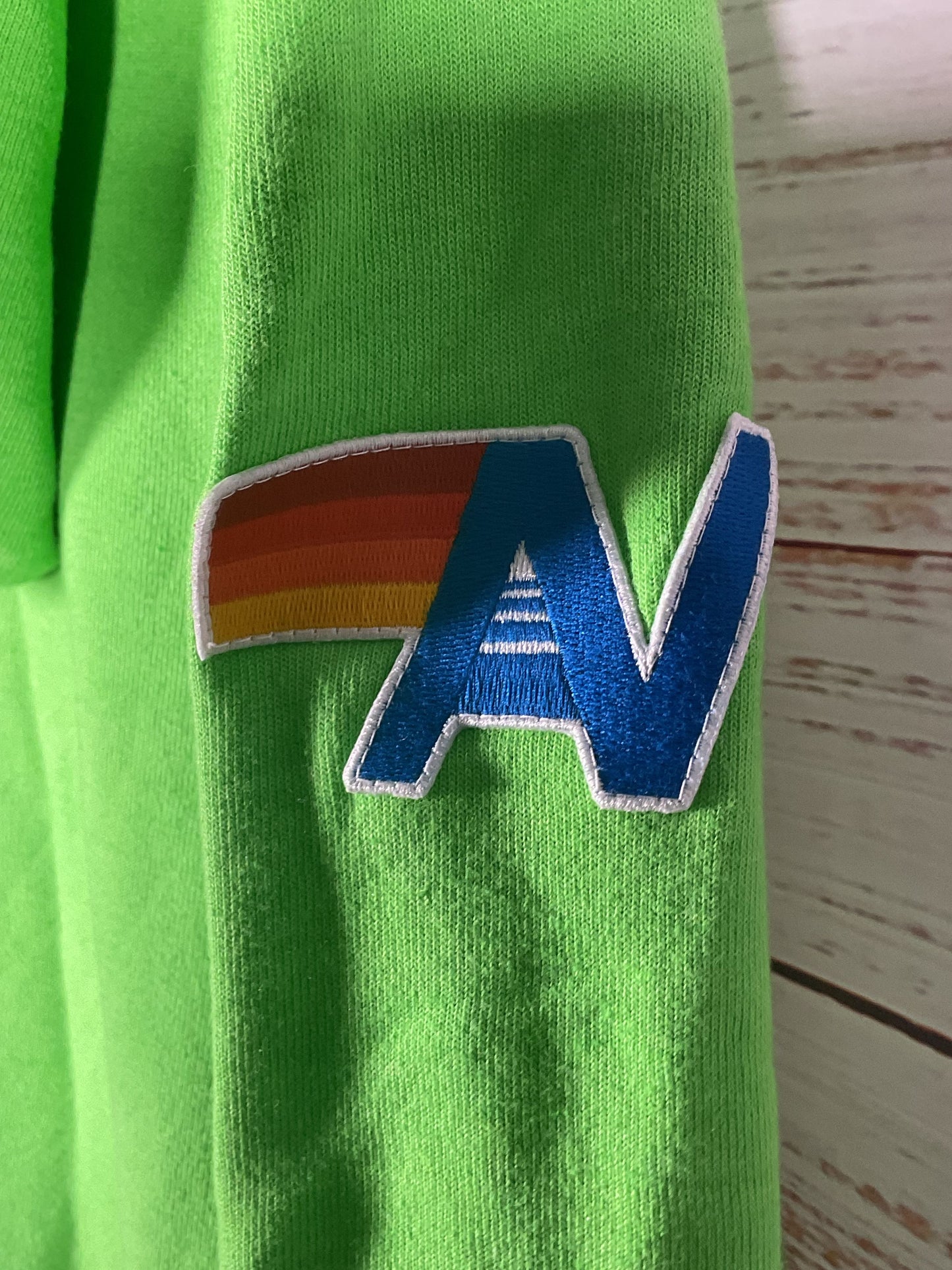 Aviator Nation Green Happy Gilmore 2 Zip Up Hoodie - Size L