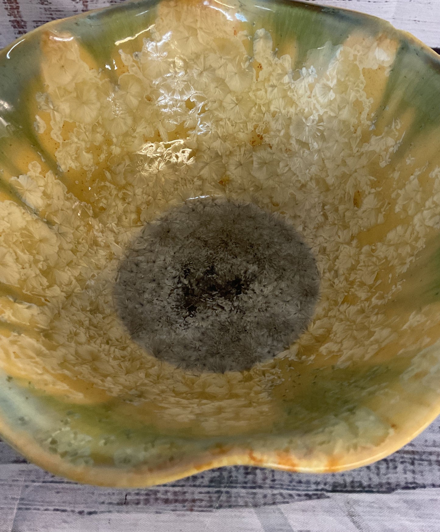Edgecomb Ceramic Glazed Crystalline Bowl Multicolor