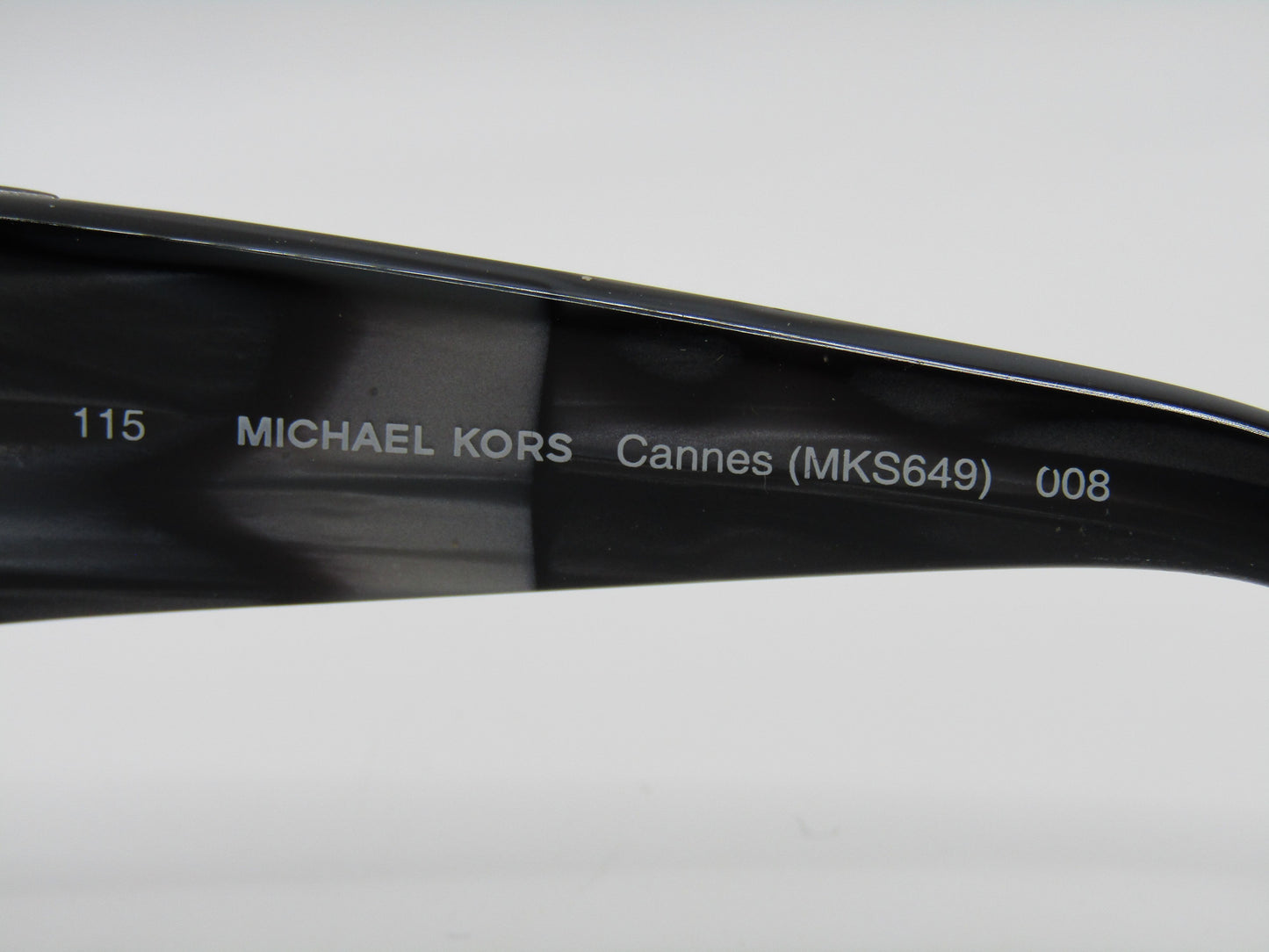 Michael Kors Cannes Women's Gray Round Sunglasses Made in Italy MKS649