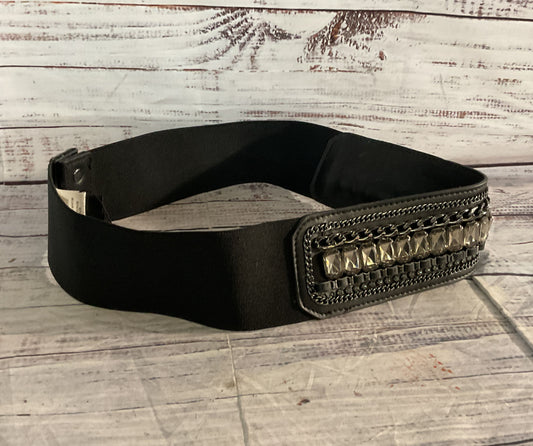 BCBG Embellished Stretch Belt Black Large