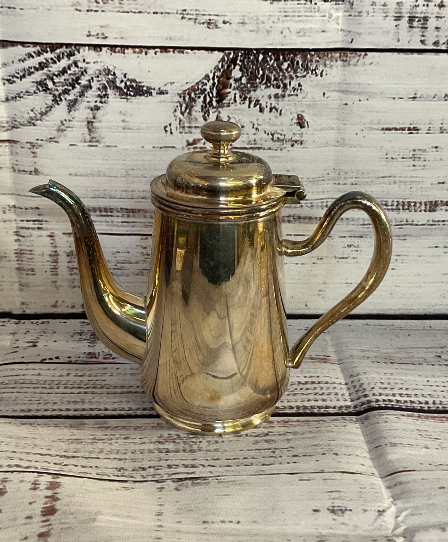DJ Vintage Electro Plated Nickel Silver Small Teapot Silver