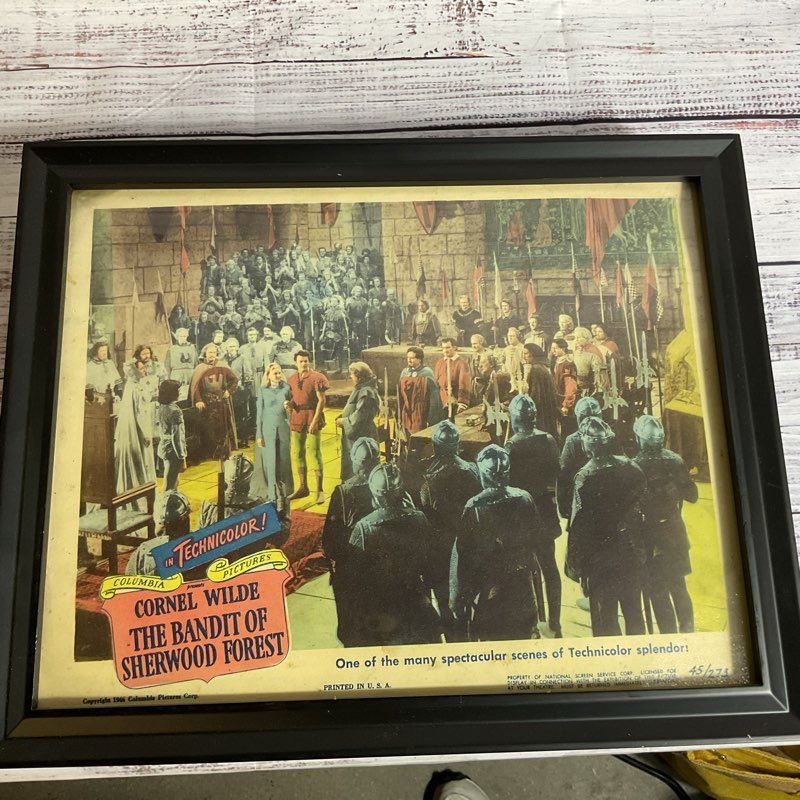 3pc Limited Ed. ANTIQUE 1946 & 1953 Universal Pictures Technicolor Movie Prints