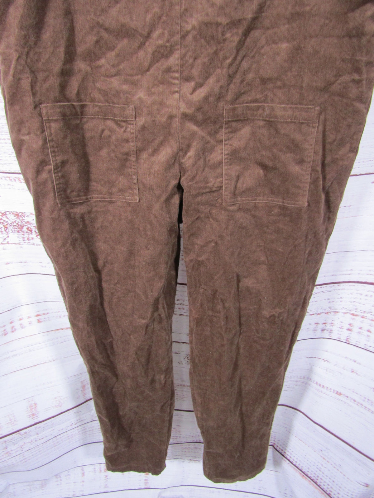 Lucy & Yak Women's Brown Corduroy Overalls Size 16