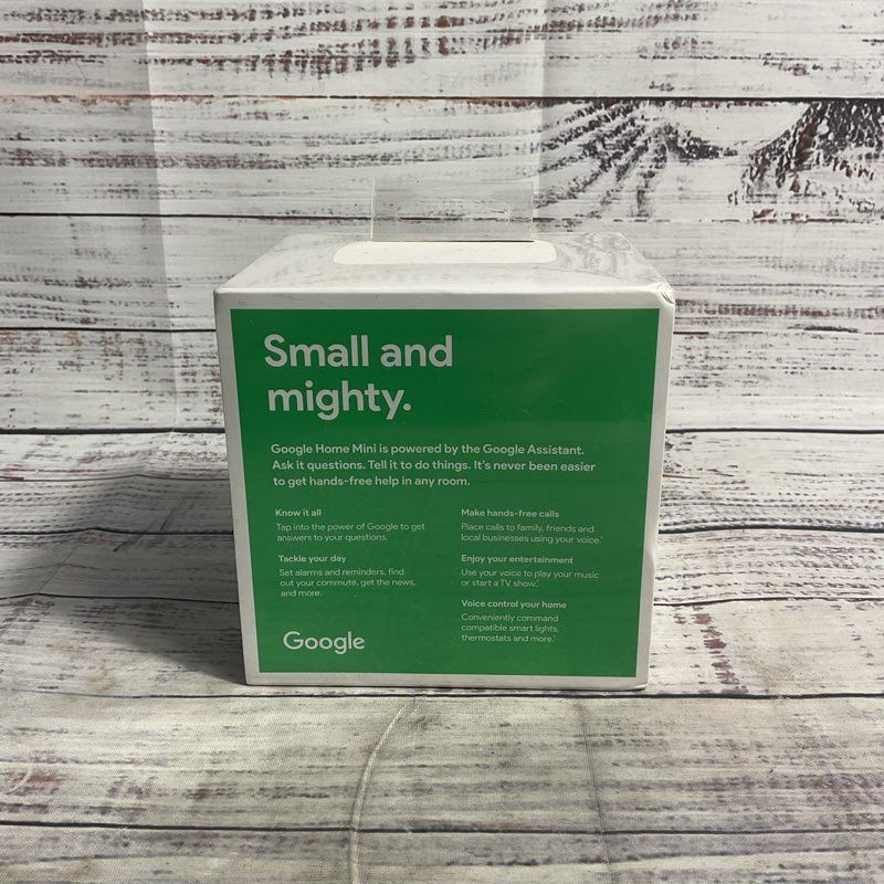 NEW SEALED Google Home Mini Smart Speaker Charcoal GA00216-US