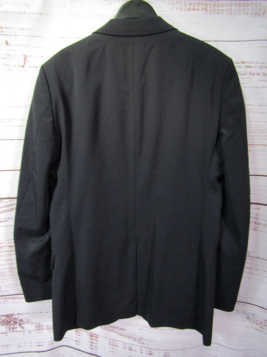 Hugo Boss Men's Black Pinstripe Blazer Jacket - Size CHECK MEASUREMENTS