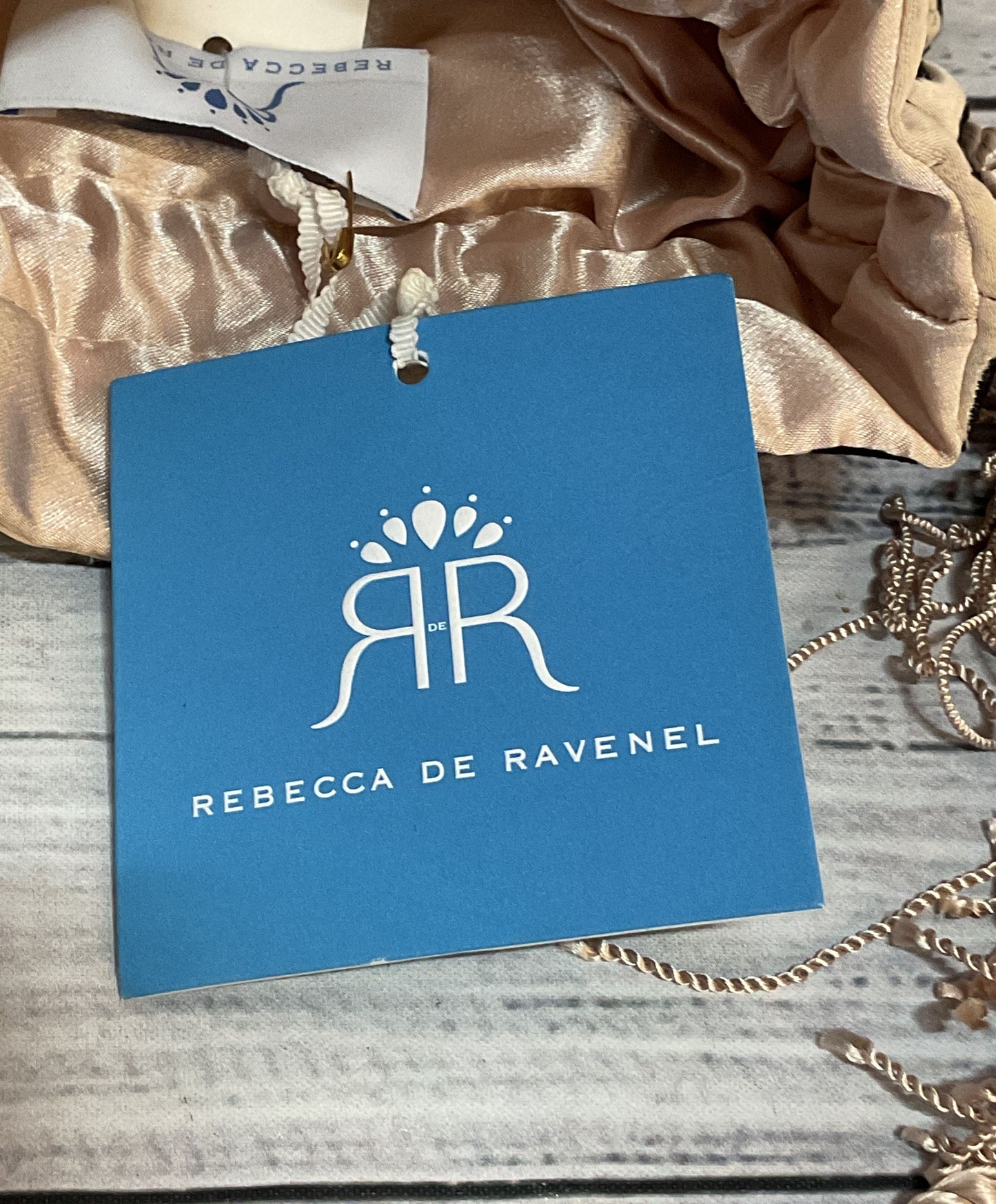 Rebecca De Ravenel Satin Drawstring Tassel Cheetah Print Shoulder Bag Multicolor