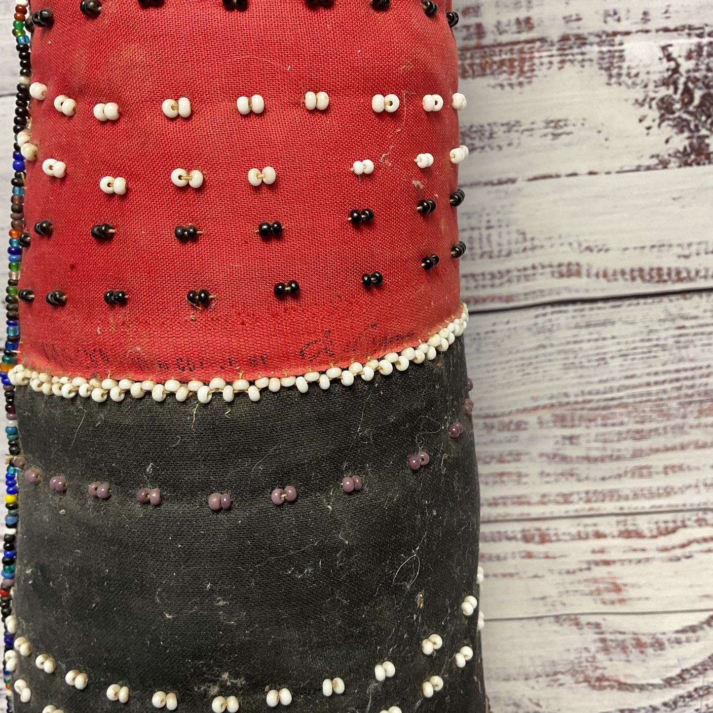 Vintage Ndebele Hand Made South African Beaded 19" Doll