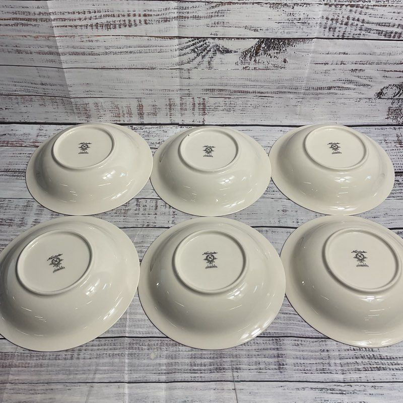 Lot Of 6 VTG. 1972 Noritake Edinburgh 7146 Japanese Porcelain 7" Cereal Bowls