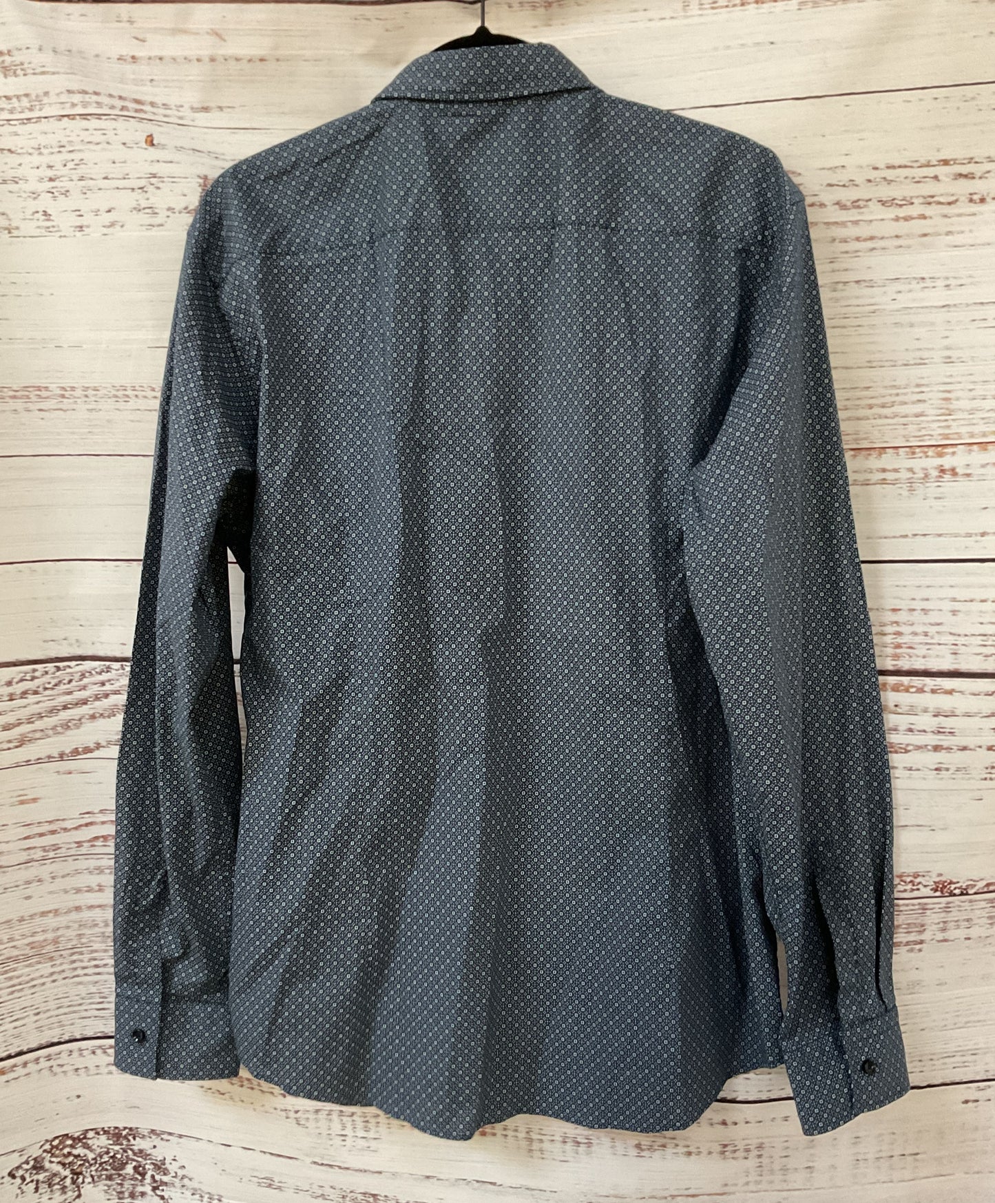 Hugo Boss Men's Blue Button Down Slim Fit Dress Shirt Size XL