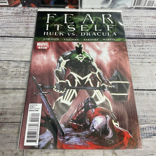 Marvel Fear Itself Hulk Vs. Dracula Limited Comic Series #1-3 Full Set 2011
