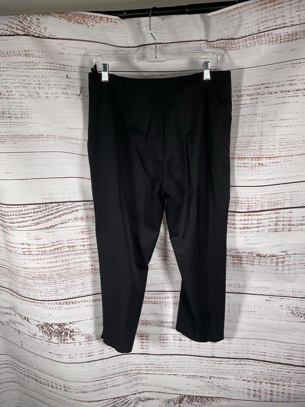 Eskandar Women's Black Wool Blend Trouser Pants Size 4 Made in England