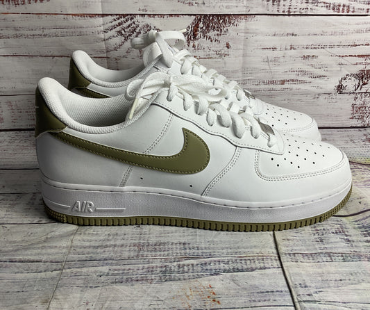 Nike Air Force 1 '07 FJ4146-110 Sneakers White Neutral Olive 10.5