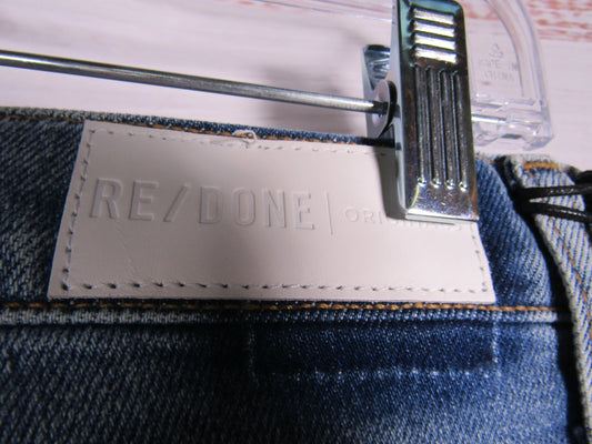 Re/Done Mid 90s High Rise Ankle Crop Jeans Size 26 190-3WHRAC