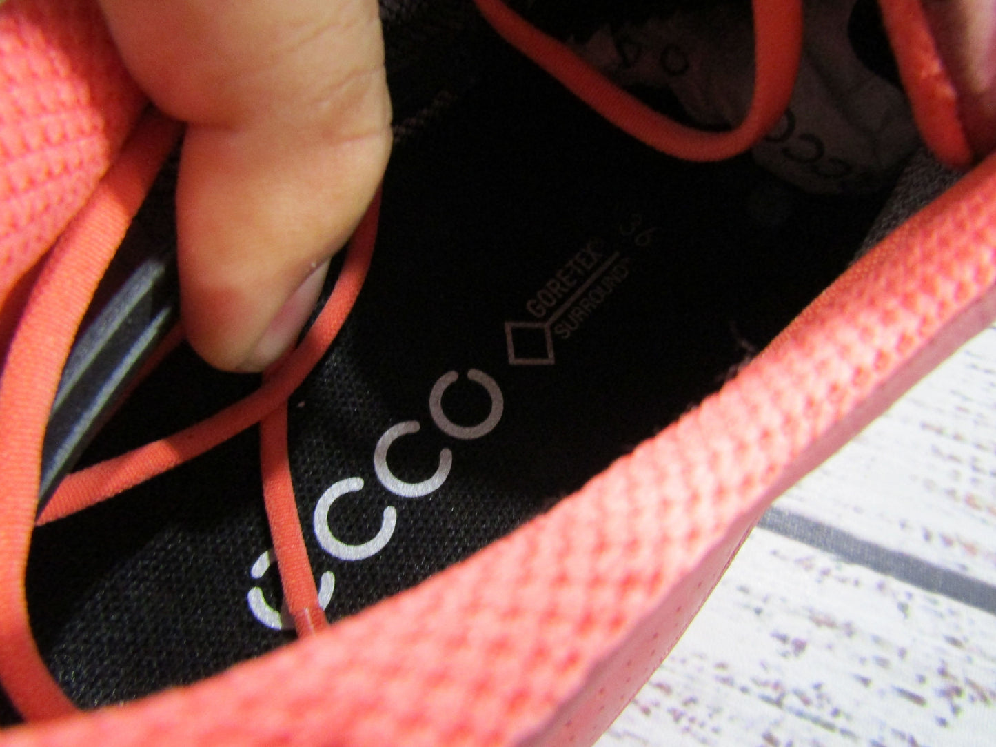 Ecco Cool Pro Women's Blue Leather Gore-Tex Waterproof Golf Shoes Size 6