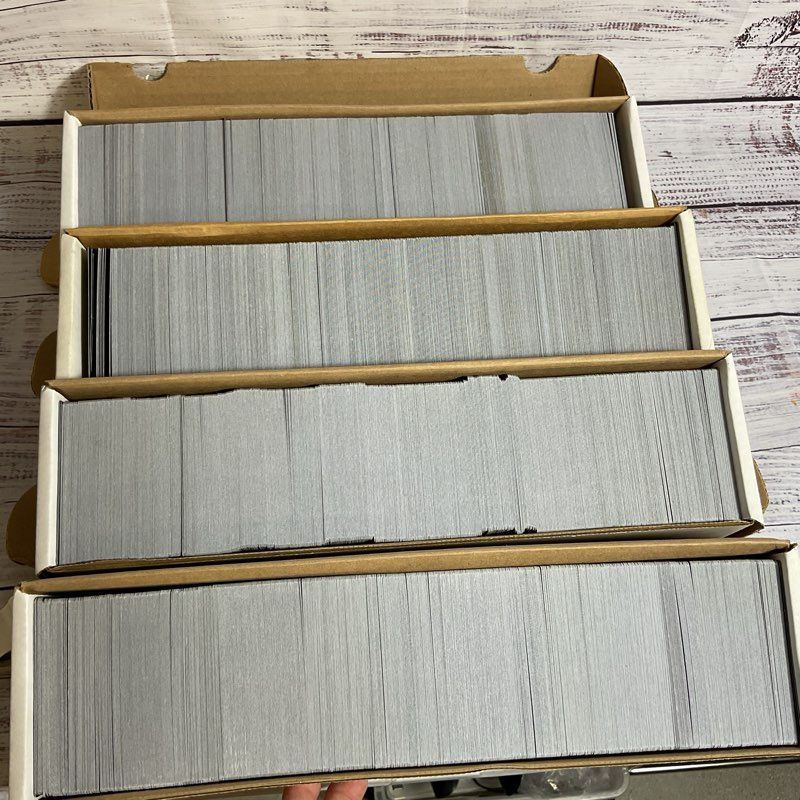 4 Boxes Magic The Gathering Red, Black, Green, Land, Commander Commons Cards