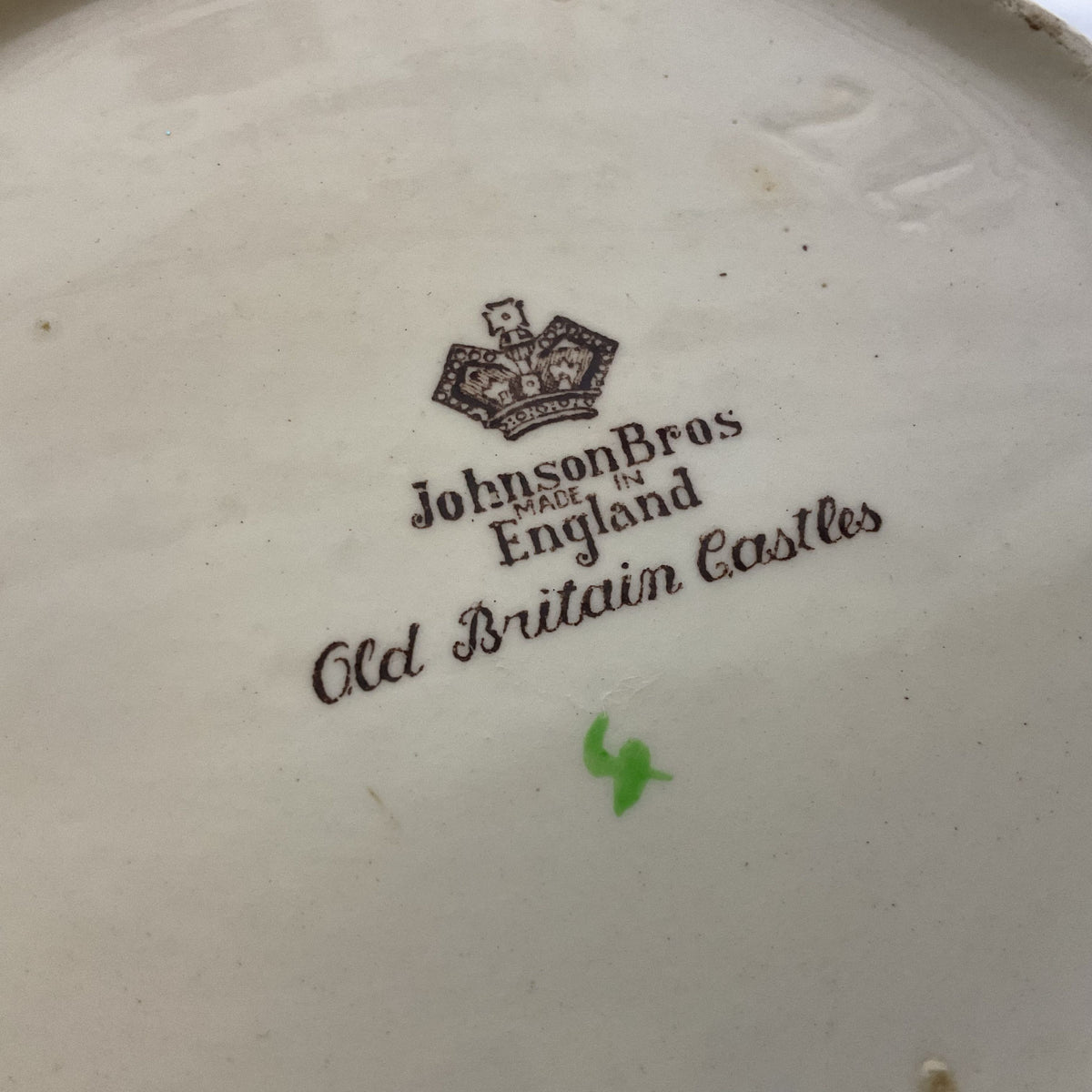 1930's JOHNSON BROTHERS Eng. Old Brittian Castles Brown Pitcher- 8"