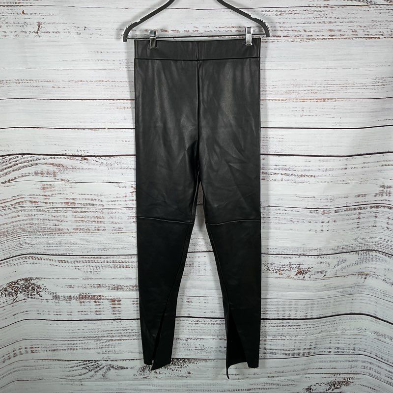 Alix NYC Carlisle Black Faux Leather Pants - Size M